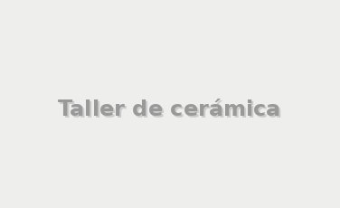 Taller de cerámica