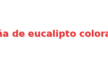 Leña de eucalipto colorado Logo