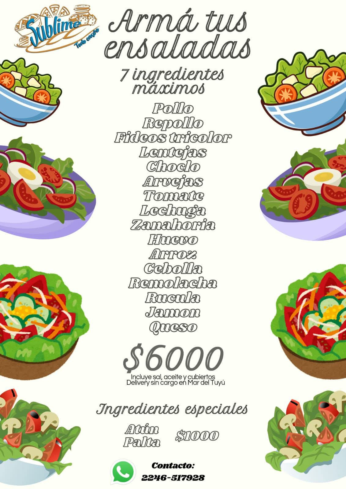 Sublime todo casero - Casas de comidas en Mar del Tuyu