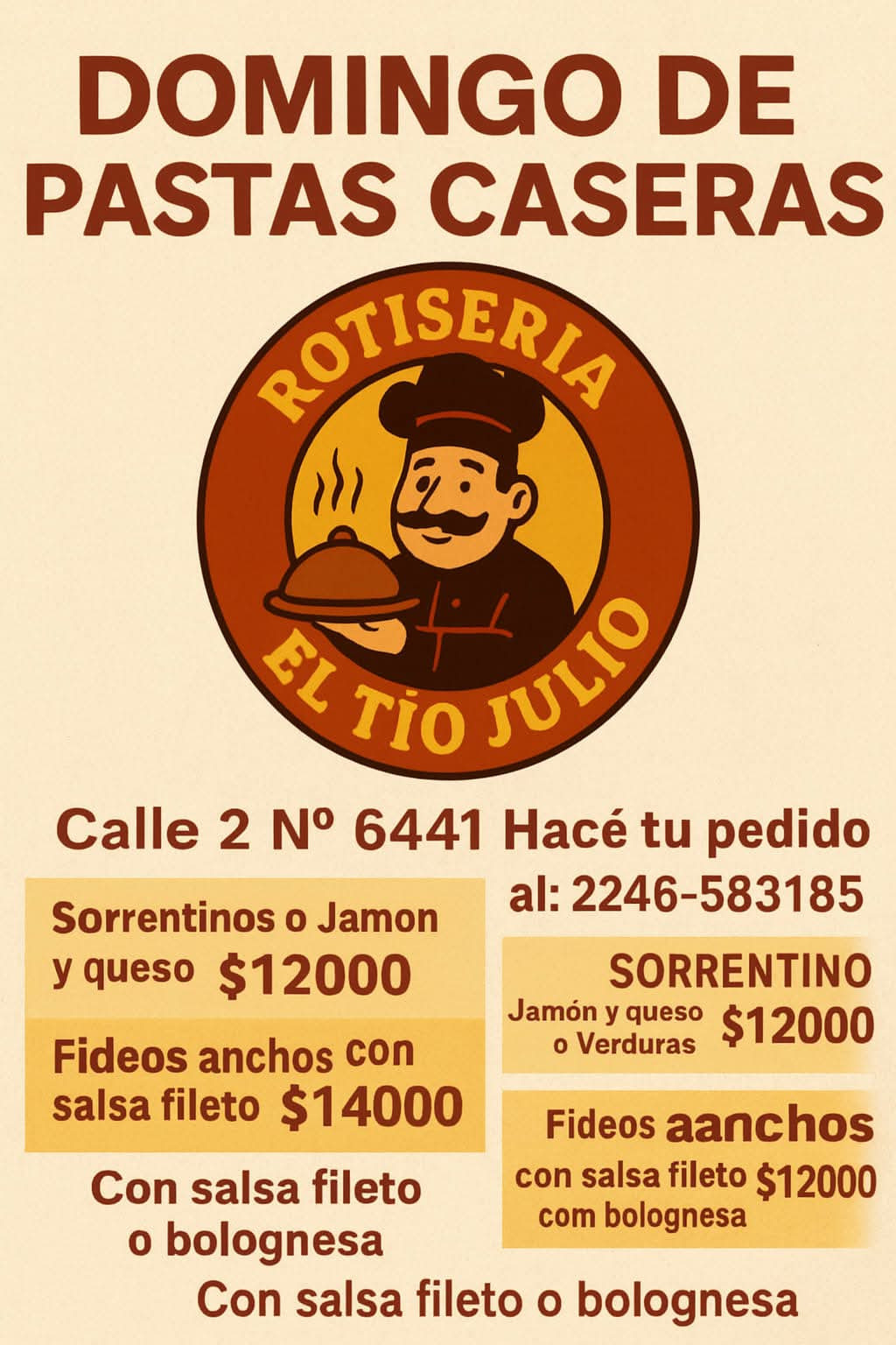 El tio Julio - Rotiserias en Mar del Tuyu