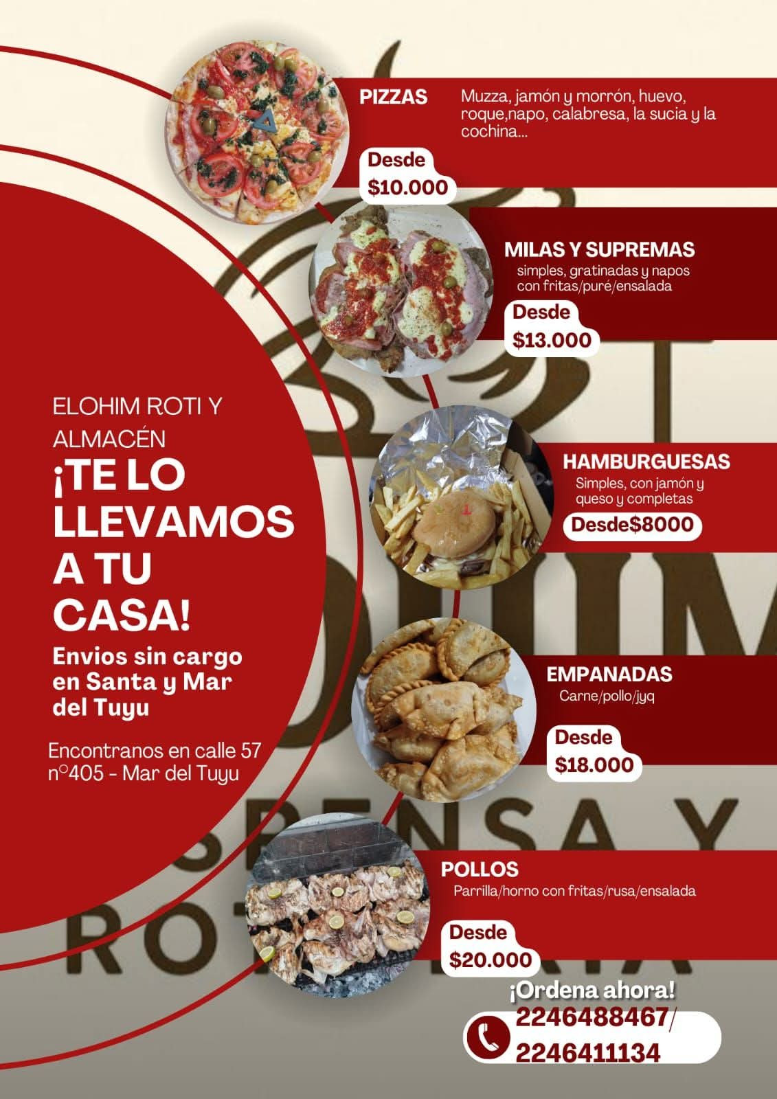 Elohim Roti y Almacen - Rotiserias en Mar del Tuyu