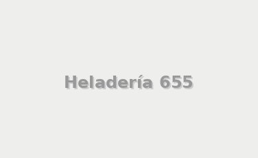 Heladería 655